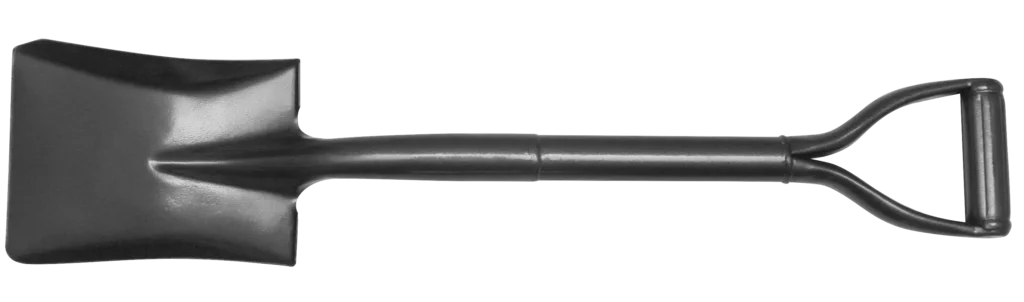 Mini kastuvas su metaline rankena 0,71m – etiketė – 1 vnt.