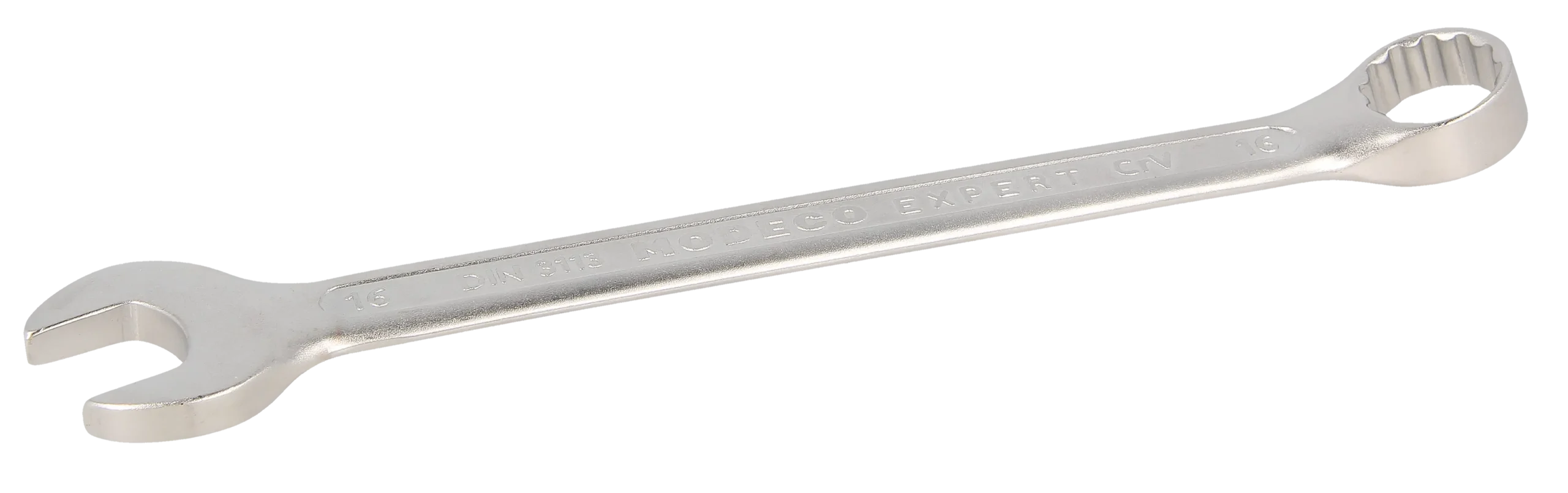 Kombinuotasis veržliaraktis 16 mm Cr-V satinas – plastikinė pakabinama pakuotė – 1 vnt.