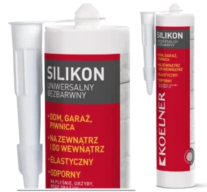 Universalus bespalvis silikonas, Koelner – plastikinė kasetė – 280 ml