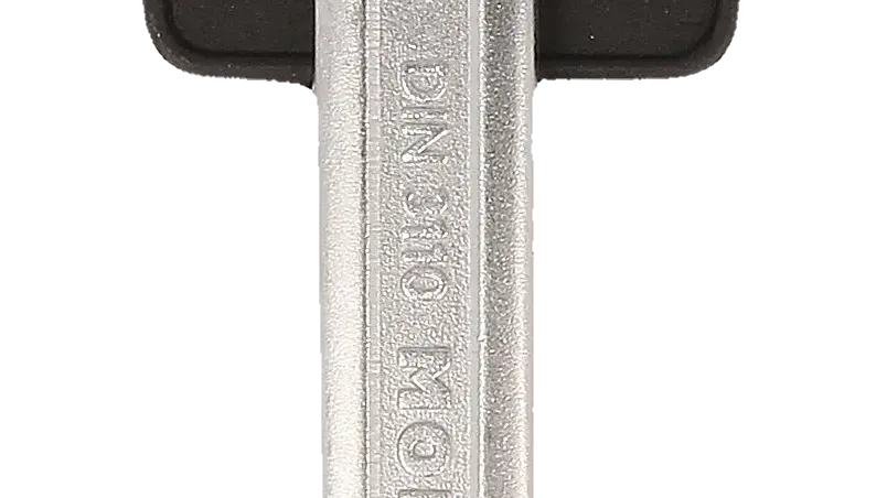Dvipusis veržliaraktis 10 × 13 mm Cr-V satinas – plastikinė pakabinama pakuotė – 1 vnt. - Image 6