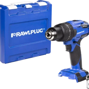 18 V RawlDRIVER 60 Nm gręžtuvas/suktuvas be akumuliatorių ir įkroviklio, RawlCASE dėklas – plastikinis lagaminėlis – 1 vnt.