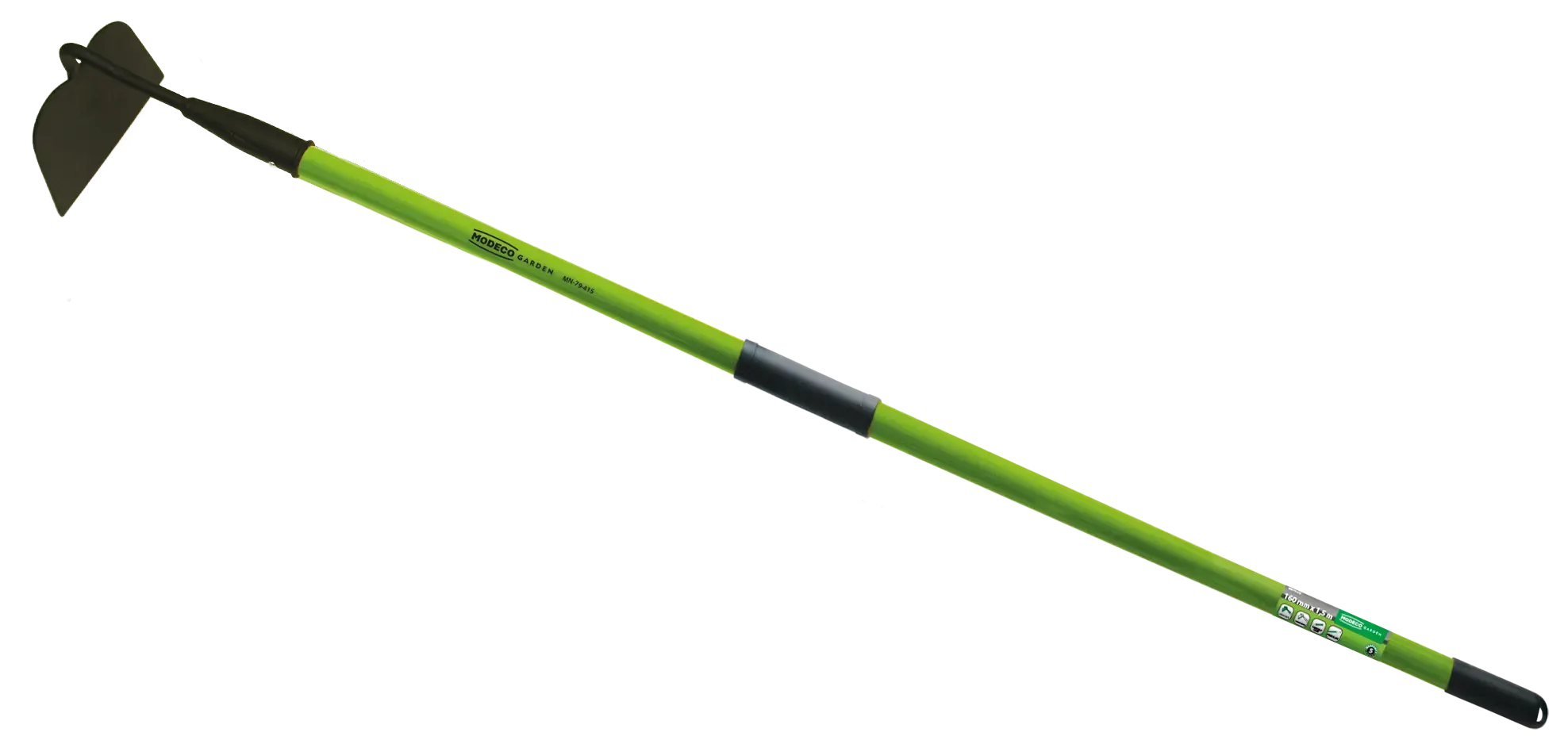 Hoe 160 mm kaltinė profiliuoto stiklo pluošto rankena 1500 mm – etiketė – 1 vnt.
