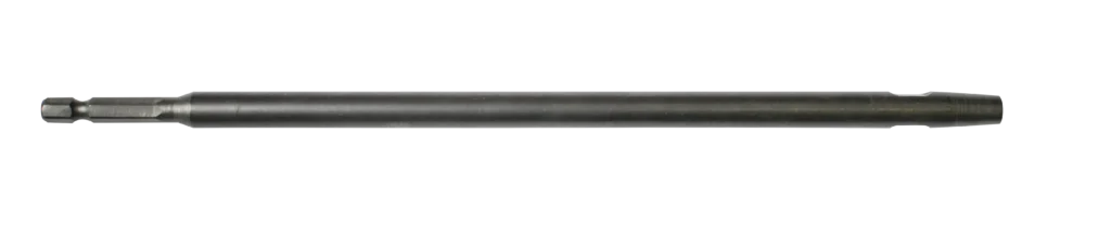 Adapteriai antgaliams su sriegiu M6 350 mm – plastikinė dėžutė – 1 vnt.