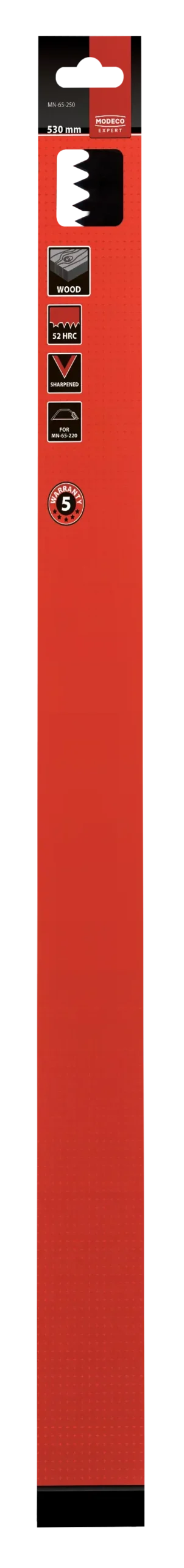 Pjūklo diskas rėminiam pjūklui 530 mm – popierinė pakabinama pakuotė – 1 vnt. - Image 2