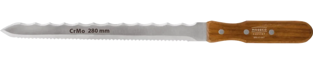 Mineralinės vatos peilis 280 mm – lizdinė pakuotė – 1 vnt.