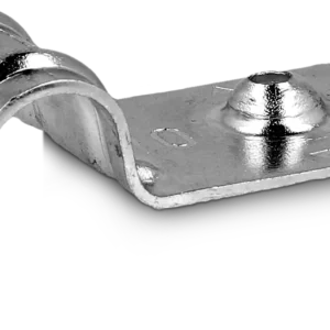 Vieno plieno kabelio laikiklis 10 mm, cinkuotas – kartoninė dėžė – 200 vnt.
