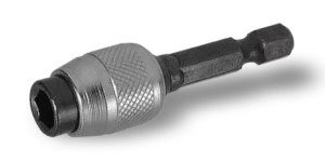 Antgalių laikiklis 1/4" automatinis 50 mm – lizdinė pakuotė – 1 vnt.