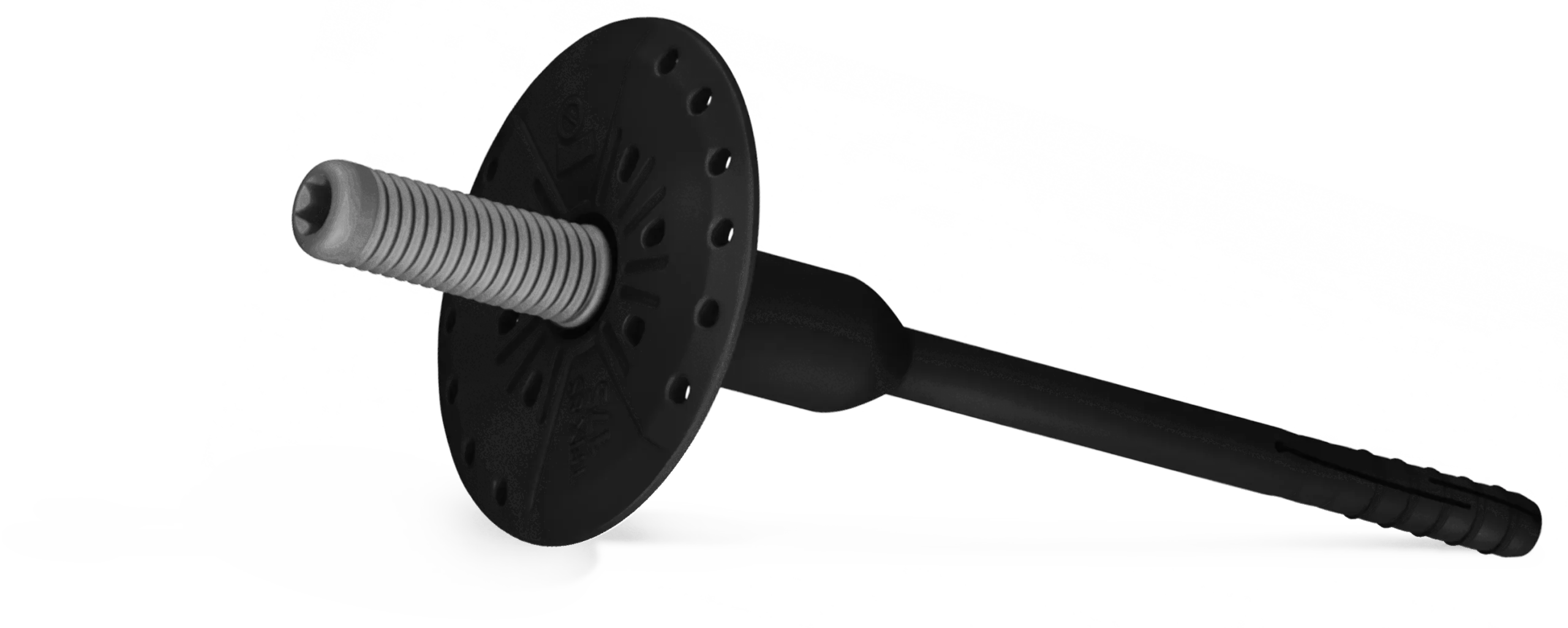 Fasado įsukamas kaištis R-TFIX-8S-UV 235 mm su liejimu, juodas, atsparus UV – kartoninė dėžė – 100 vnt.