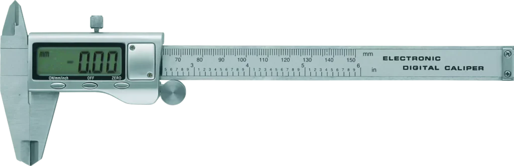 Elektroninis suportas 150 × 0,01 mm metalinis – plastikinė dėžutė – 1 vnt.