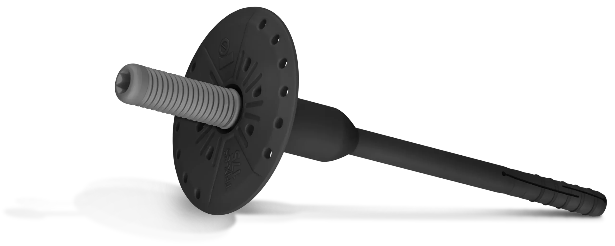 Fasado įsukamas kaištis R-TFIX-8S-UV 275 mm su liejimu, juodas, atsparus UV – kartoninė dėžė – 100 vnt.