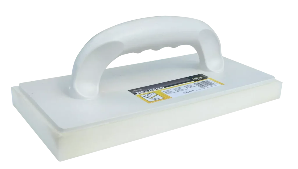 Plastikinė mentele, tanki kempinė 130 × 260 mm – etiketė – 1 vnt.