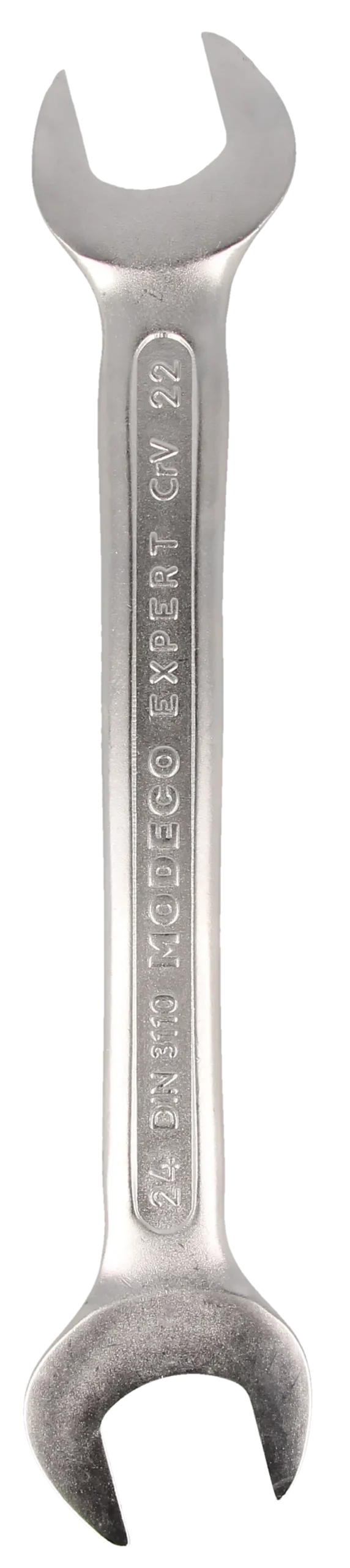 Dvipusis veržliaraktis 22 × 24 mm Cr-V satinas – plastikinė pakabinama pakuotė – 1 vnt. - Image 2