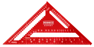 Aliuminio dailidės kvadratas 300 × 300 mm – popierinė pakabinama pakuotė – 1 vnt.