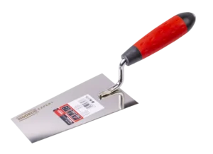 Nerūdijančio plieno trapecijos formos tinko langas su kniede 140 mm 2k – etiketė – 1 vnt.