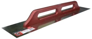 Nerūdijančio plieno mentele 680 × 130 mm medinė rankena – etiketė – 1 vnt.