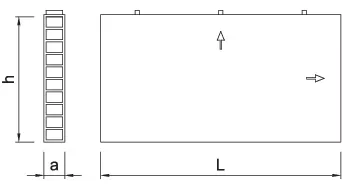 Vėdinimo dėžė sumuštinėms sienoms, montuojama vertikaliai tarp plytų, balta – etiketė – 1 vnt. - Image 3
