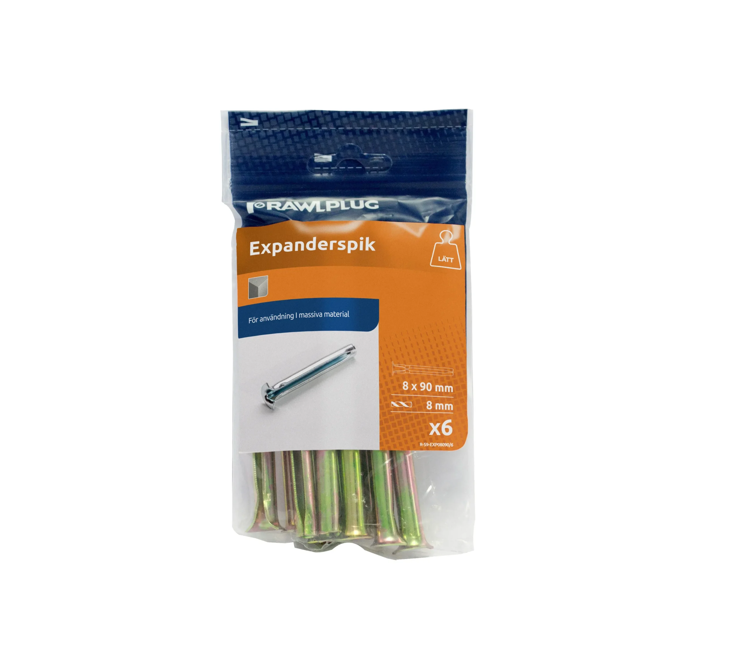 Greitasis išplėtimo inkaras R-EXP 8 × 90 mm – plastikinis maišelis – 6 vnt. - Image 3