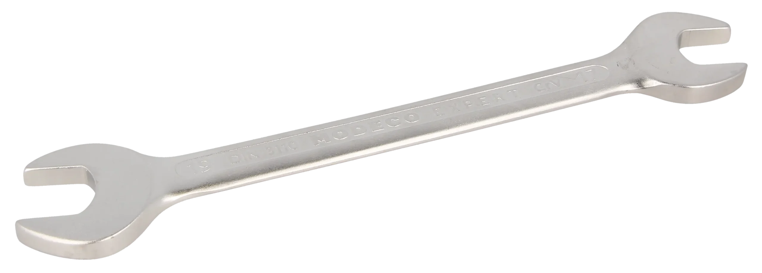 Dvipusis veržliaraktis 17 × 19 mm Cr-V satinas – plastikinė pakabinama pakuotė – 1 vnt.