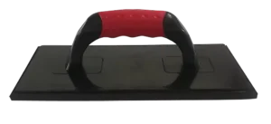 Mentele ABS rankena 2k juoda guminė bazė 8 mm 280 × 140 mm – etiketė – 1 vnt.