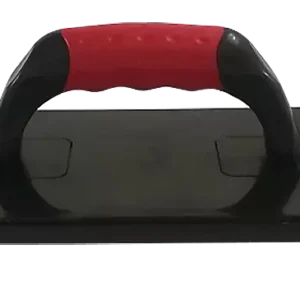 Mentele ABS rankena 2k juoda guminė bazė 8 mm 280 × 140 mm – etiketė – 1 vnt.