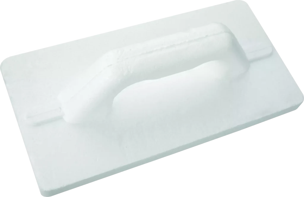 Putų polistirolo tinko mentele 180 × 320 mm – etiketė – 1 vnt.