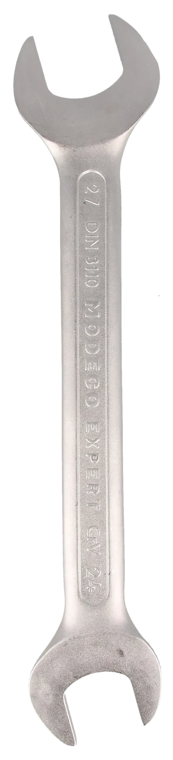 Dvipusis veržliaraktis 24 × 27 mm Cr-V satinas – plastikinė pakabinama pakuotė – 1 vnt. - Image 2