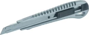 Metalinis peilis su laužytais ašmenimis 9 mm – lizdinė pakuotė – 1 vnt.