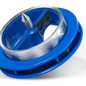 Frezė polistirolui ir mineralinei vatai 63 × 10 mm, plastikui ir metalui – kartoninė dėžė – 1 vnt.