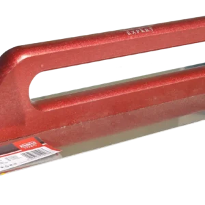 Nerūdijančio plieno mentele 480 × 130 mm medinė rankena – etiketė – 1 vnt.