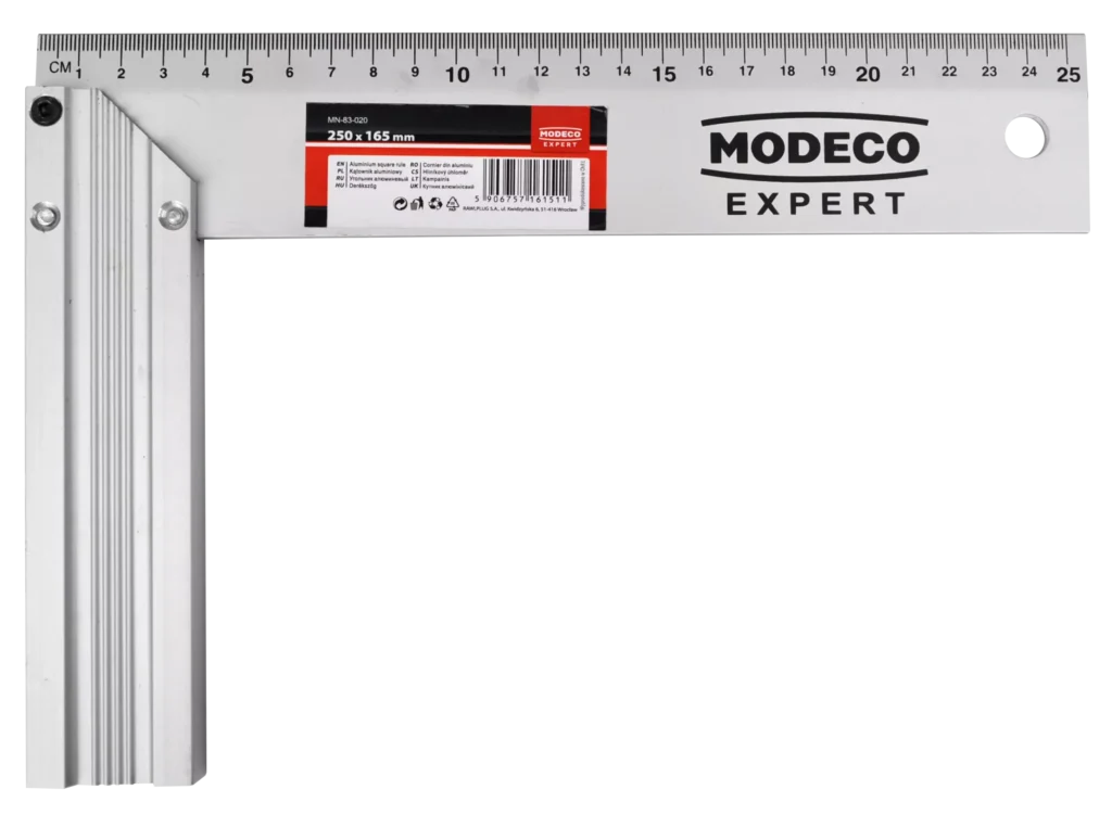 Aliuminio kampas 350 mm – etiketė – 1 vnt.