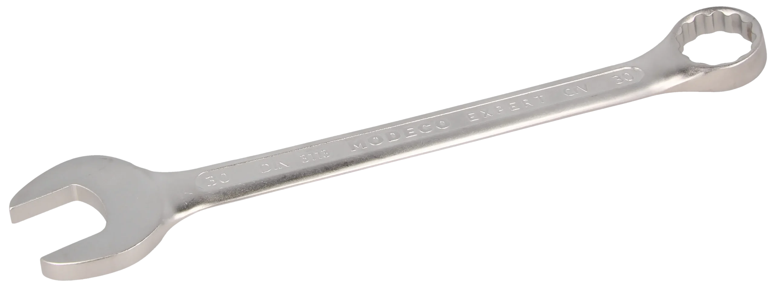 Kombinuotasis veržliaraktis 30 mm Cr-V satinas – plastikinė pakabinama pakuotė – 1 vnt.