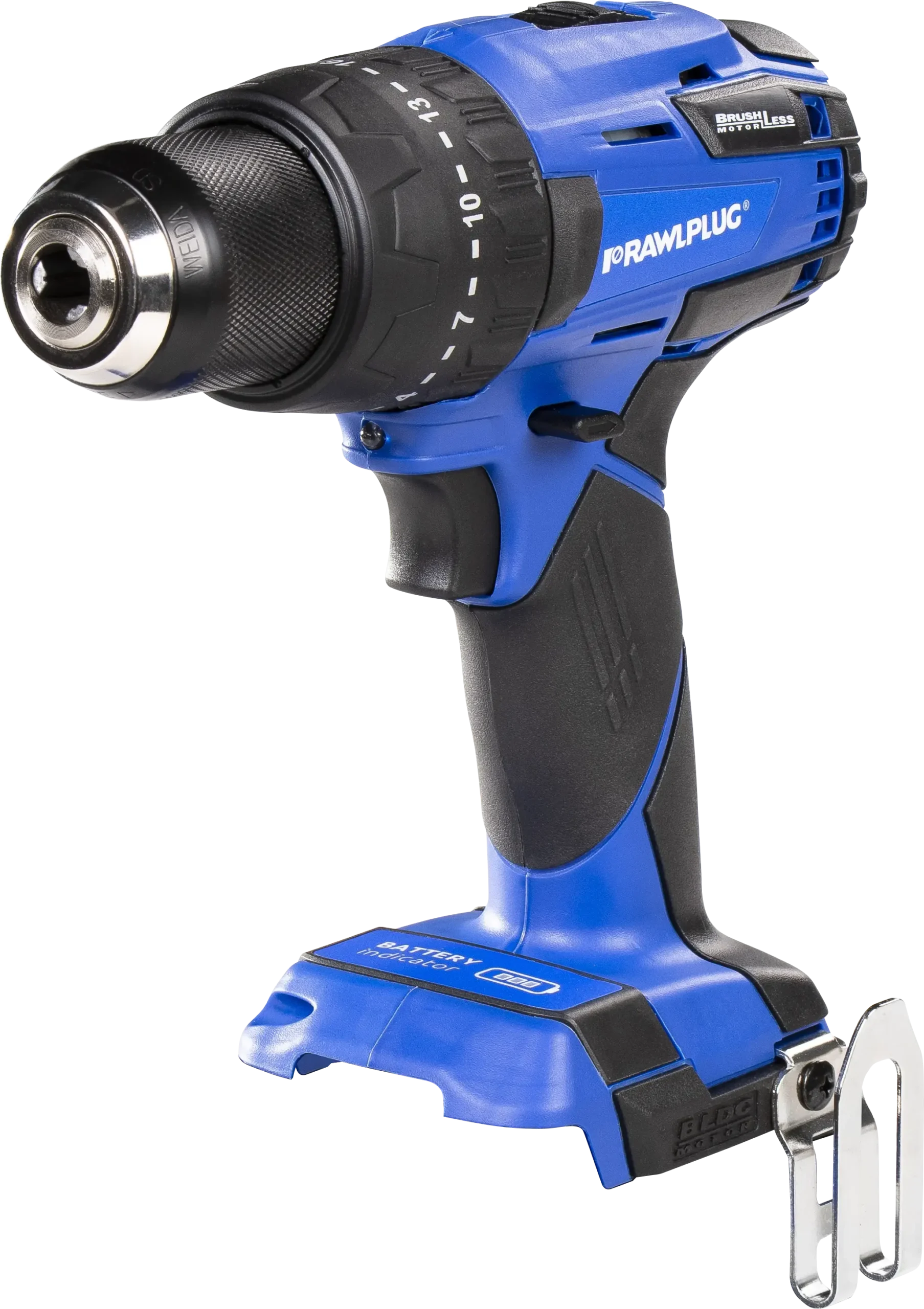 18 V RawlDRIVER 60 Nm gręžimo atsuktuvas, du 2 Ah akumuliatoriai, 1,5 Įkroviklis Rawlplug įrankių krepšyje – etiketė – 1 vnt. - Image 2