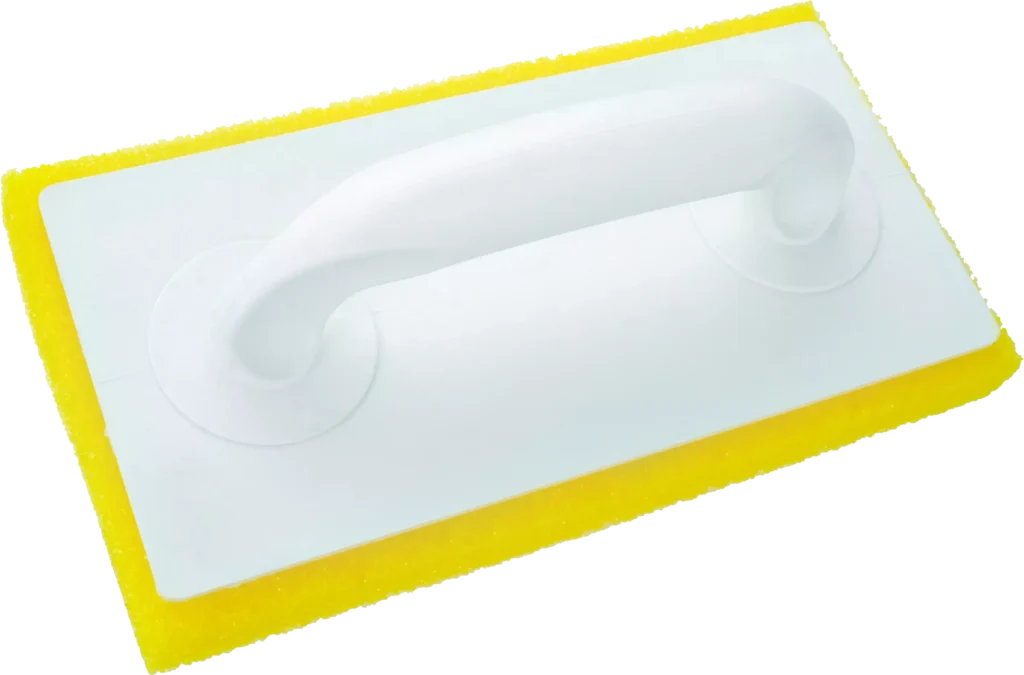 Plastikinė mentele, porų kempinė 130 × 260 mm – etiketė – 1 vnt.