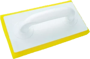 Plastikinė mentele, porų kempinė 130 × 260 mm – etiketė – 1 vnt.