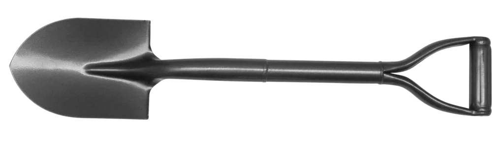 Mini kastuvas su metaline rankena 0,7m – etiketė – 1 vnt.