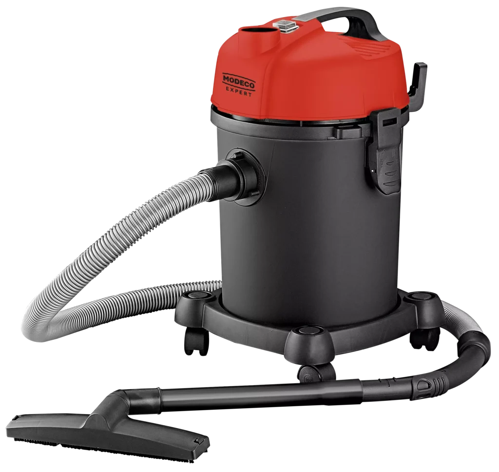 Dirbtuvių dulkių siurblys 1200 W plastikinis bakas 18 L priedai – kartoninė dėžė – 1 vnt.