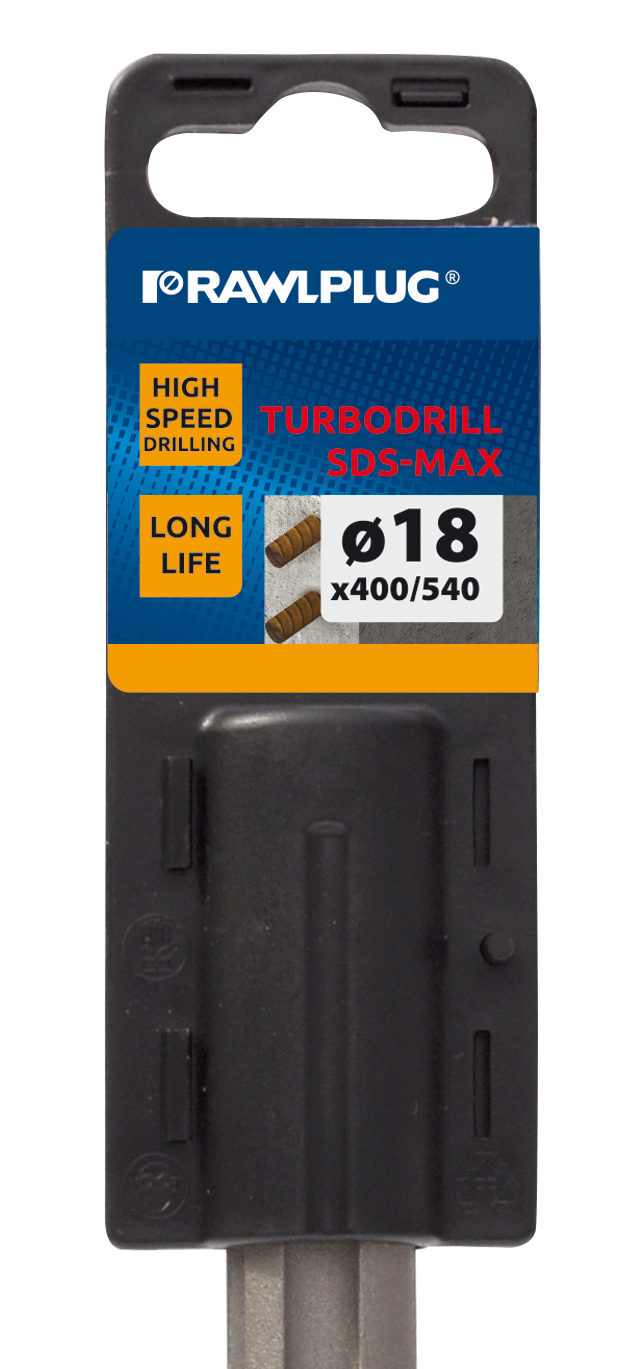 Turbodrill gręžtuvas SDS maks. 16 × 550 × 690 mm – plastikinė pakabinama pakuotė – 1 vnt. - Image 3