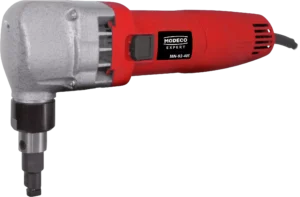 Elektrinės lakštinio metalo žirklės 380 W 0,5-1,2 mm – kartoninė dėžė – 1 vnt.