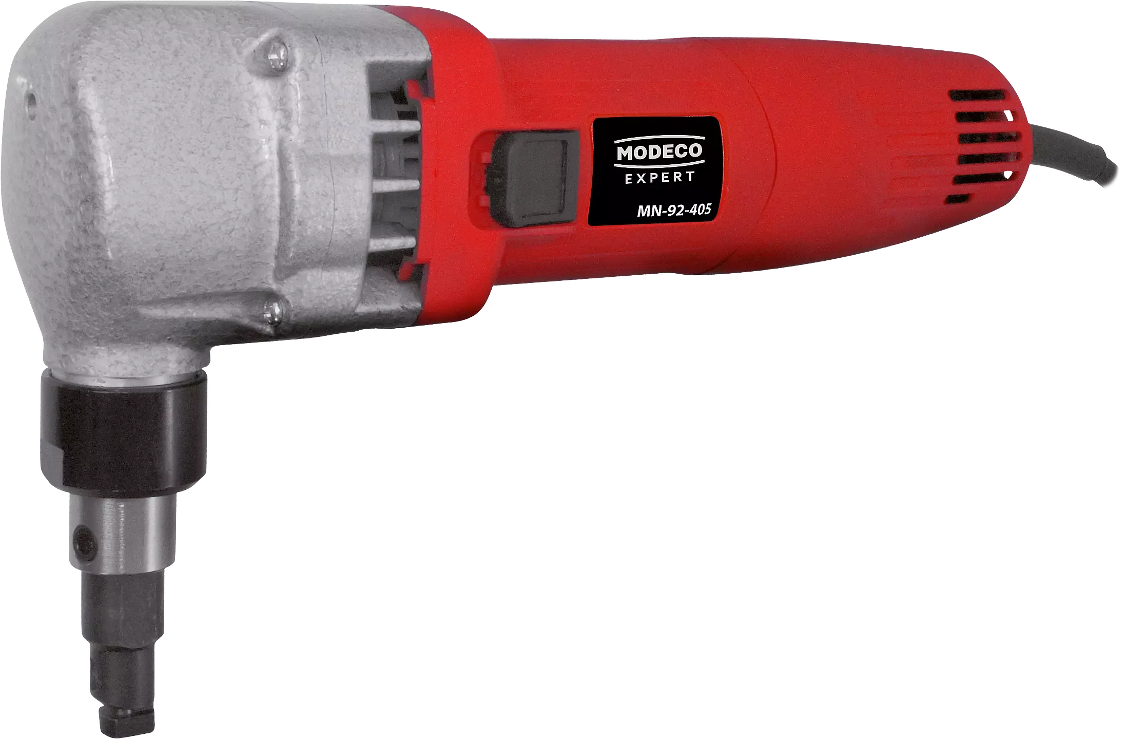 Elektrinės lakštinio metalo žirklės 380 W 0,5-1,2 mm – kartoninė dėžė – 1 vnt.